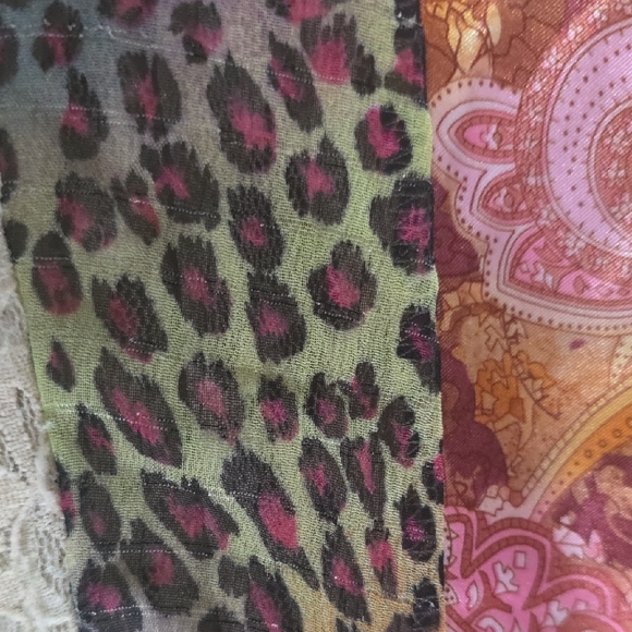 Jaipur Multicolor Paisley Jacket with Lace Details - Picture 5 of 6